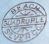 Beach Silver Co silverplate mark