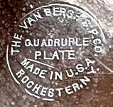 Van Bergh Silver Plate Co. - Rochester NY