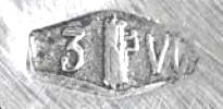 silver mark of F.O.B. Fabbrica Oreficeria Biffi, Vicenza