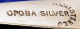 Boswell, Hatfield & Co - Sheffield: OPOBA silver trademark
