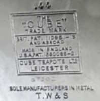 Thomas Wilkinson & Son for Cube Teapots Ltd - Birmingham