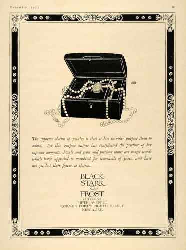 Black, Starr & Frost advertisement