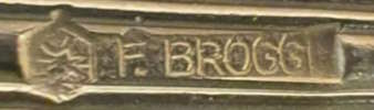 Fratelli Broggi, Milan, Italy, silver plate mark