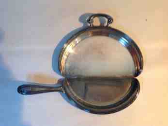 silverplate crumb tray & scoop