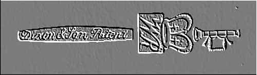 Dixon: mark used in commemorative spoons 1830-1834