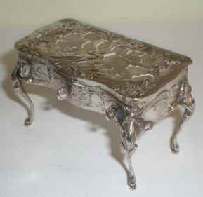 miniature silver table