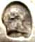 Sovereign head: duty mark George IV, 1822
