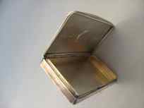 silver pill box, possibly a token of RYCC Savoia, Napoli