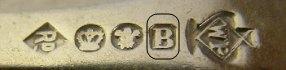 silver plate mark: third quality B