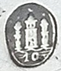 Three-tower mark date 1910