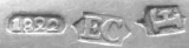 Malta silver hallmarks: maker Emidio Critien, date 1822