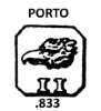 Portugal silver hallmark 1887/1937: Porto small items .833 fineness