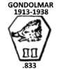 Portugal silver hallmark 1913/1938: Gondomar approximate small items .833 fineness