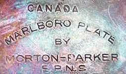 Morton-Parker Ltd, Trenton, ON, Canada: Marlboro Plate trademark