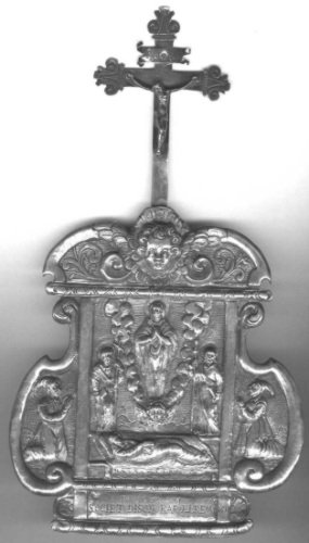 Italian silver 'pax' 1617