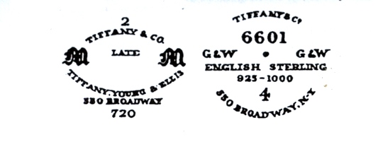 tiffany and company markings