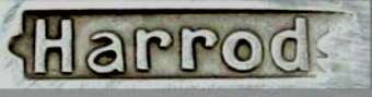 RW over B in script into three circles mark, Harrods Ltd -Richard Woodman Burbridge-, Birmingham 1933