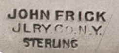 John Frick Jewelry Co. -
New York, NY
