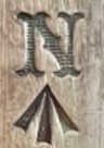 'broad arrow' used in British Colonies and Commonwealth countries; New Zealand 'broad arrow' used in British Colonies and Commonwealth countries; New Zealand
