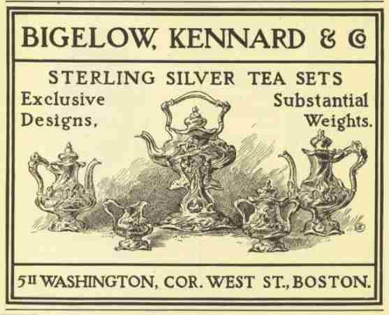 Bigelow, Kennard & Co, ancient advertisement