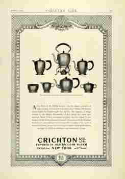 Crichton & Co Ltd, 1929 advertisement