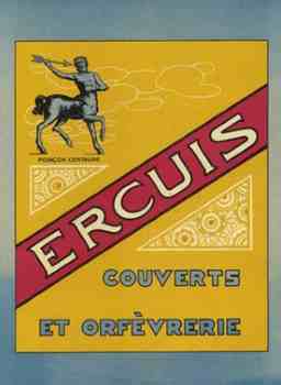 Orfvrerie d'Ercuis: ancient advertisement