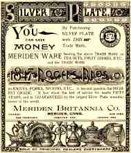 Meriden Britannia Co, 1893 advertisement