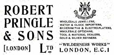 Robert Pringle & Sons Ltd advertisement