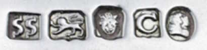 Chinese Export silver maker's mark: Sunshing,  New China Street, Canton