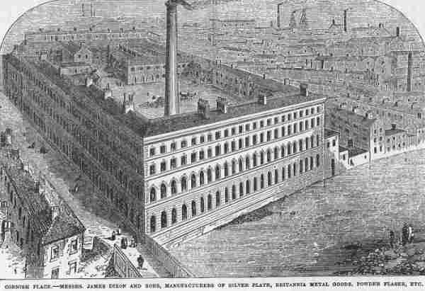 James Dixon & Sons, Cornish Place, Sheffield: factory image