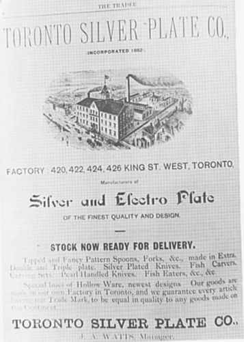 Toronto Silver Plate Co: factory image