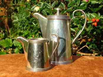 a coffee-set made by Norblin in the beginning of XX century