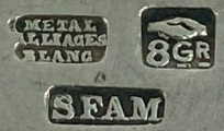 French silverplate maker: S.F.A.M.