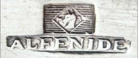 French silverplate maker: Alfenide