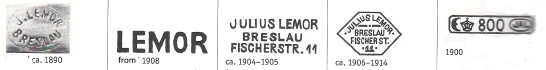 Julius Lemor, Breslau, mark