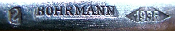 Bohrmann company silver-plated CUTLERY, mark 1930 - 1940