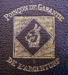 A mark for silver-plating from 1891 Manufacture de l'Alfnide catalogue