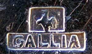 'GALLIA' inscription with Gallic cock