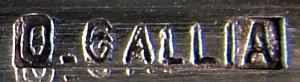 'O.GALLIA' inscription
