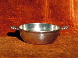 Wellner silver-plated a finger-bowl with the logo of North German Lloyd Company, issued in 1929