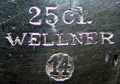 The main mark of the Amsterdam branch of Wellner factory