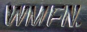 mark for WMF silver-plated cutlery used between 1885 and 1897