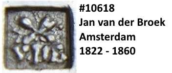 Jan van der Broek, Amsterdam, 1822 - 1860