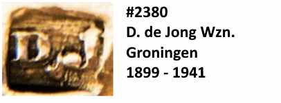 D. de Jong Wzn., Groningen, 1899 - 1941