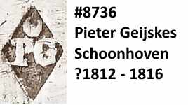 Pieter Geijskes, Schoonhoven, ?1812 - 1816