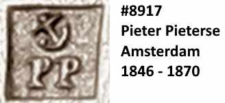 Pieter Pieterse, Amsterdam. 1846 - 1870