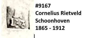 Cornelius Rietveld, Schoonhoven, 1865 - 1912