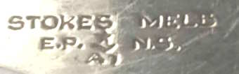 STOKES & SON silverplate mark