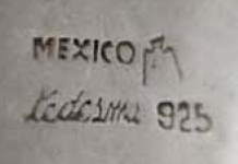 Mexico silver mark: Enrique Ledesma