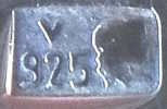 Polish silver hallmarks: Wroclaw .925 fineness  1986-present
